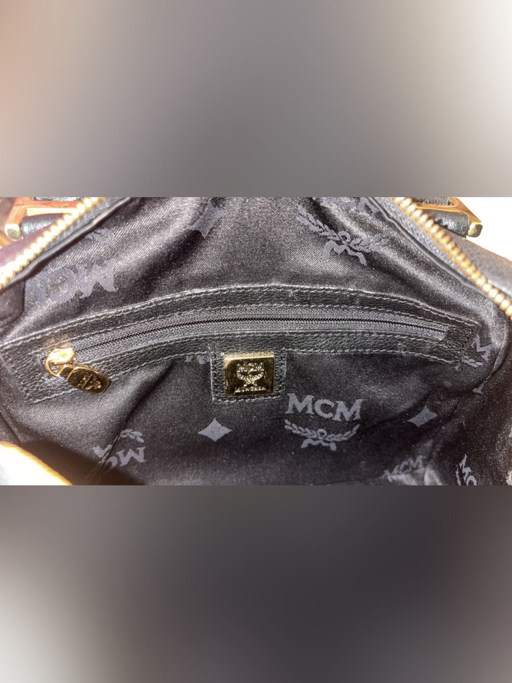 MCM leather Boston bag EUC - Picture 15 of 16